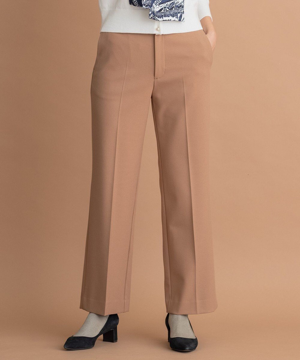 【組曲/KUMIKYOKU】の【洗える】2WAYウォームストレッチワイド パンツ インテリア・キッズ・メンズ・レディースファッション・服の通販 founy(ファニー)  ファッション Fashion レディースファッション Fashion for Women パンツ Pants & Trousers インナー Innerwear ウォーム Warm Fabric 洗える Machine Washable ストレッチ Stretch, Stretchy Fabric ストレート Straight, Straight Cut スニーカー Sneakers, Trainers センター Center, Center Line ピーチ Peach, Soft Touch ベーシック Basic, Essential ワイド Wide, Wide Fit ワーク Workwear, Utility Style A/W・秋冬 Autumn/Winter エレガント 上品 Elegant ベージュ系|ID: prp329100004678689 ipo3291000000034257072