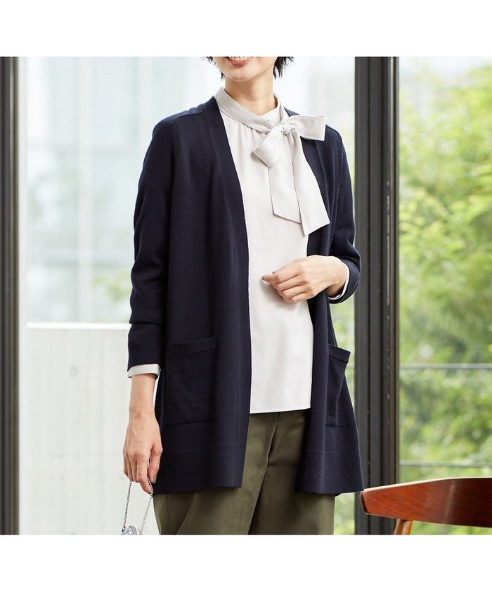 【ジェイ プレス/J.PRESS】の【洗える】KNIT BASIC ロング カーディガン インテリア・キッズ・メンズ・レディースファッション・服の通販 founy(ファニー) https://founy.com/ ファッション Fashion レディースファッション Fashion for Women トップス・カットソー Cut & Sew Tops ニット Knit Tops & Sweaters カーディガン・羽織り Layered Style Cardigans カーディガン Cardigan, Knitwear シンプル Simple, Minimal ミドル Middle Length, Mid Height ロング Long, Long-Length 洗える Machine Washable A/W・秋冬 Autumn/Winter |ID: prp329100004678699 ipo3291000000033799981