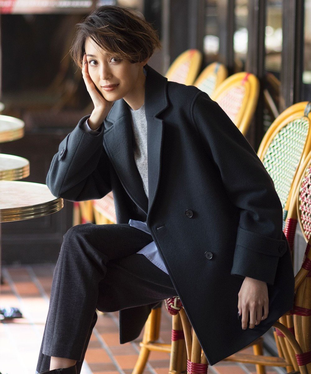 【ジェイ プレス/J.PRESS】のJackal 140s ソフトメルトン Pコート 人気、トレンドファッション・服の通販 founy(ファニー) 　ファッション　Fashion　レディースファッション　Fashion for Women　アウター　Coat / Outerwear Collection　コート・ロングコート・ピーコート　Long Coats, Peacoats & More　レディースジャケット・軽アウター　Jackets　Pコート　Pea Coats　おすすめ　Recommended / Our Picks　ジャケット　Jacket, Outerwear　フェミニン　Feminine, Girly　メルトン　Melton, Heavy Wool　A/W・秋冬　Autumn/Winter　 other-1|ID: prp329100004678705 ipo3291000000033800007