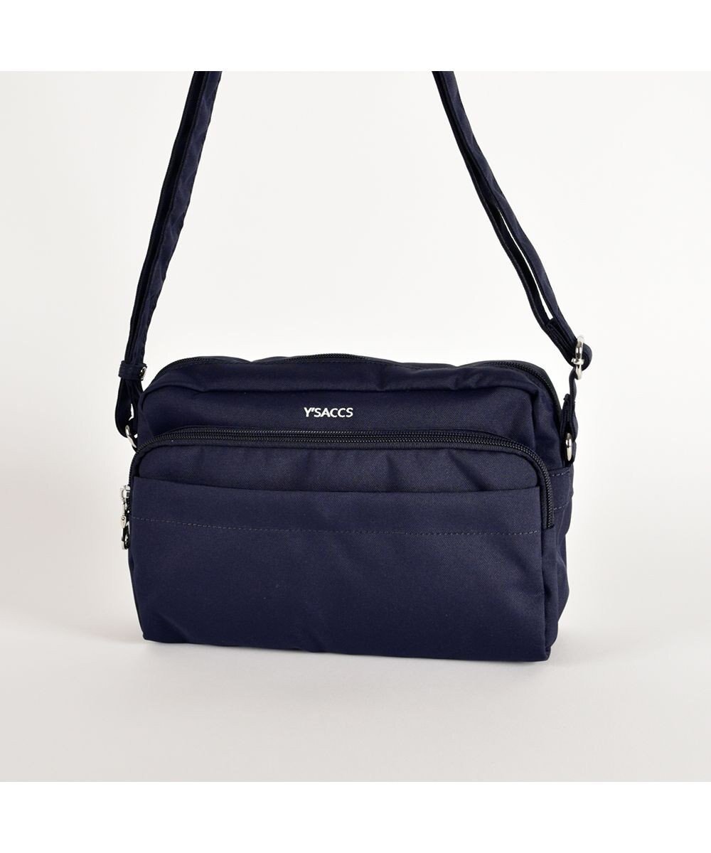 【イザック/Y'SACCS】のサスティナブルポシェット インテリア・キッズ・メンズ・レディースファッション・服の通販 founy(ファニー) 　ファッション　Fashion　レディースファッション　Fashion for Women　軽量　Lightweight, Ultra Light　スクエア　Square, Square Shape　トラベル　Travel, Travel Gear　定番　Standard, Basic Item　人気　Popular, Best Seller　ポケット　Pocket, Pocket Detail　ポシェット　Pochette, Mini Bag　マグネット　Magnet, Magnetic Closure　旅行　Travel　ネイビー|ID: prp329100004678709 ipo3291000000034257103