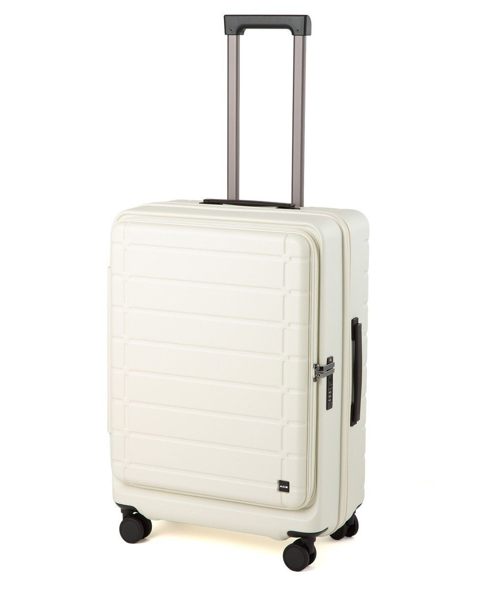 【エースバッグズアンドラゲッジ/ACE BAGS & LUGGAGE】のACE エスカレラ スーツケース 完全フロントオープン 05652 エース インテリア・キッズ・メンズ・レディースファッション・服の通販 founy(ファニー) 　ファッション　Fashion　レディースファッション　Fashion for Women　スーツ　Business Suits & Workwear　スタイリッシュ　Stylish, Fashionable　トレンド　Trend, Trending Now　フロント　Front, Front Design　ポケット　Pocket, Pocket Detail　リュック　Backpack, Rucksack　再入荷　Restock / Back in Stock　おすすめ　Recommended / Our Picks　旅行　Travel　スーツケース キャリーケース　Suitcase / Carry Case　アイボリー|ID: prp329100004678931 ipo3291000000035888018