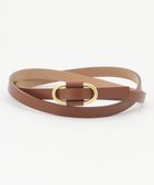 【自由区/JIYU-KU】のオーバルスリム ベルト 人気、トレンドファッション・服の通販 founy(ファニー) ファッション Fashion レディースファッション Fashion for Women ベルト&ウエストマーク Belts & Waist Accessories オーバル Oval Design スリム Slim, Slim Fit 日本製 Made In Japan thumbnail ブラウン|ID: prp329100004678946 ipo3291000000033801438
