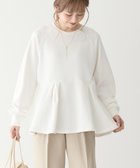 【アメリカンホリック/AMERICAN HOLIC】の袖ボリュームペプラムスウェット Off White|ID: prp329100004678950 ipo3291000000033801463