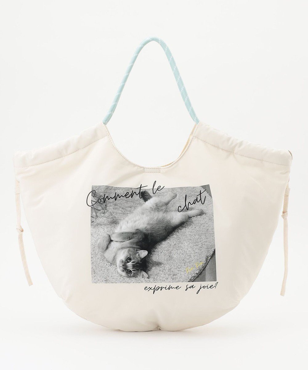 【エニィ スィス/any SiS】の【貴島明日香さんコラボ】キャットラウンド トートバッグ インテリア・キッズ・メンズ・レディースファッション・服の通販 founy(ファニー) ファッション Fashion レディースファッション Fashion for Women バッグ Bags コラボ Collaboration, Collab ショルダー Shoulder, Shoulder Strap チュール Tulip, Tulip Motif プリント Print, Printed Pattern ポーチ Pouch, Small Case マグネット Magnet, Magnetic Closure 新作・新入荷 New Arrivals / New In 猫 Cat, Kitty アイボリー|ID: prp329100004678961 ipo3291000000034296174