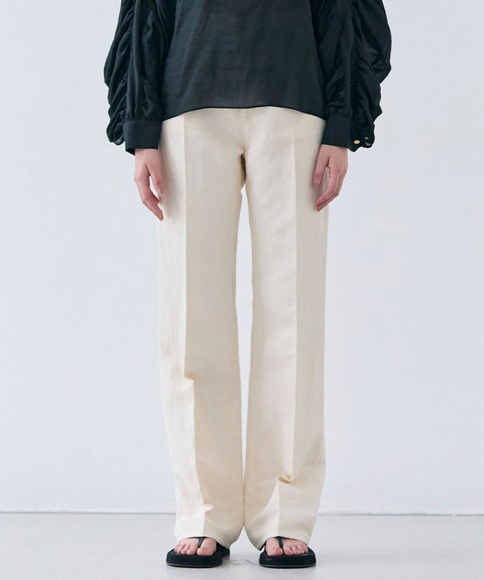 【ベイジ,/BEIGE,】の【洗える】CUPHEA / センタープレス入りフレアパンツ インテリア・キッズ・メンズ・レディースファッション・服の通販 founy(ファニー) https://founy.com/ ファッション Fashion レディースファッション Fashion for Women パンツ Pants & Trousers 春 Spring 洗える Machine Washable シルク Silk, 100% Silk ジャケット Jacket, Outerwear セットアップ Set-Up, Coordinated Outfit センター Center, Center Line タンブラー Tumbler, Travel Mug ツイル Twist, Twisted Detail デニム Denim, Jeans Material フレア Flare, Flared ポケット Pocket, Pocket Detail リネン Linen, Linen Fabric S/S・春夏 SS, Spring/Summer, Warm Season 夏 Summer エレガント 上品 Elegant |ID: prp329100004678971 ipo3291000000033801538