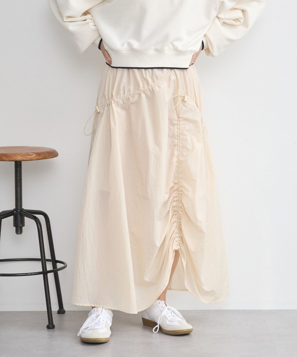 【アースミュージックアンドエコロジー/earth music&ecology】のドロストギャザースカート 人気、トレンドファッション・服の通販 founy(ファニー) ファッション Fashion レディースファッション Fashion for Women スカート Skirts イレギュラー Irregular Design エアリー Airy Texture ギャザー Gathered, Ruffled ポケット Pocket, Pocket Detail ロング Long, Long-Length 夏 Summer 春 Spring S/S・春夏 SS, Spring/Summer, Warm Season other-1|ID: prp329100004678990 ipo3291000000033801631