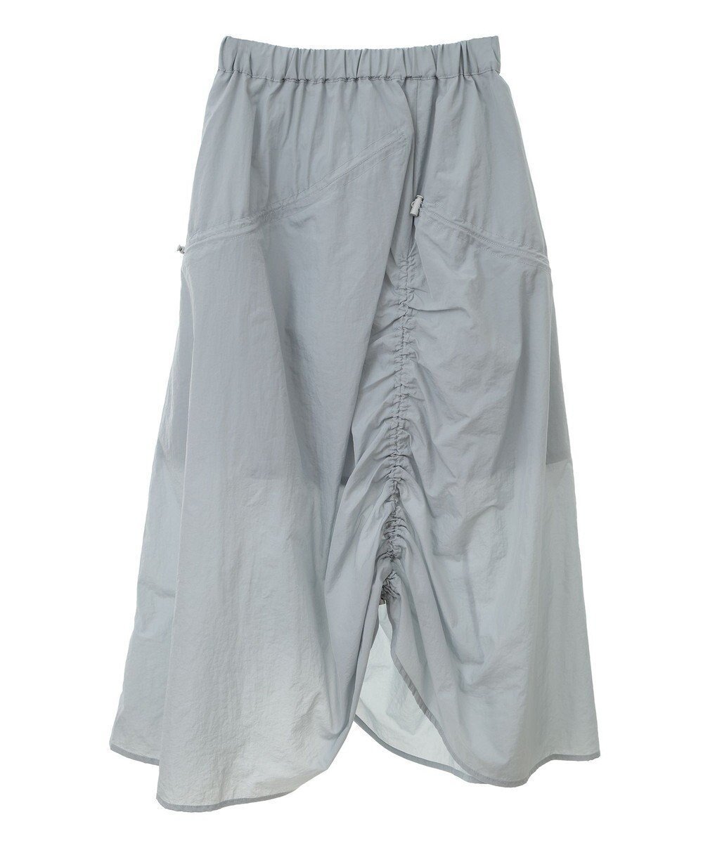 【アースミュージックアンドエコロジー/earth music&ecology】のドロストギャザースカート インテリア・キッズ・メンズ・レディースファッション・服の通販 founy(ファニー) ファッション Fashion レディースファッション Fashion for Women スカート Skirts イレギュラー Irregular Design エアリー Airy Texture ギャザー Gathered, Ruffled ポケット Pocket, Pocket Detail ロング Long, Long-Length 夏 Summer 春 Spring S/S・春夏 SS, Spring/Summer, Warm Season グレイッシュブルー|ID: prp329100004678990 ipo3291000000033801634