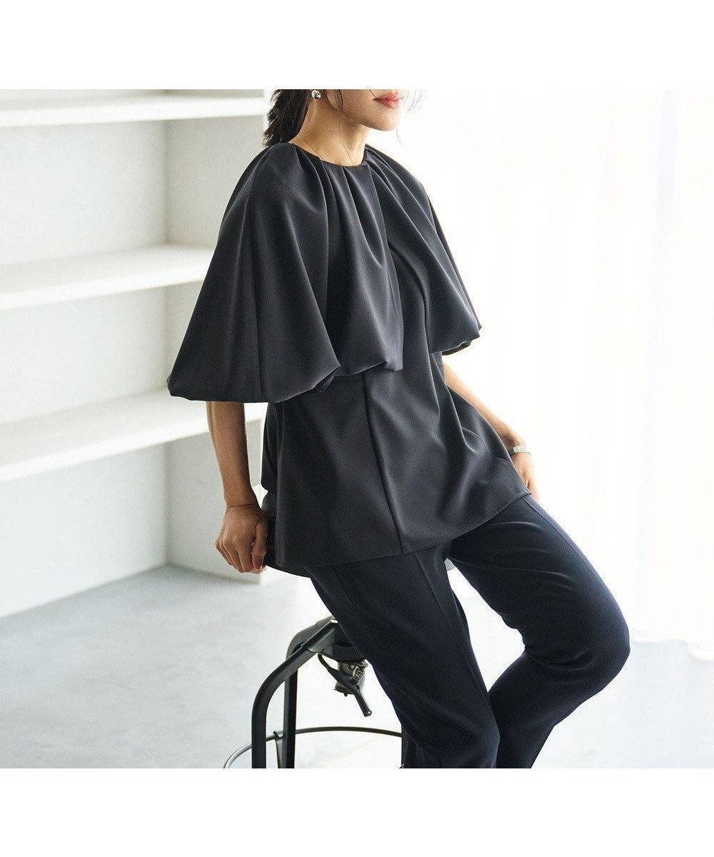 【ハッシュニュアンス/#Newans】の取り外し可能ケープ付きペプラムブラウス 人気、トレンドファッション・服の通販 founy(ファニー) ファッション Fashion レディースファッション Fashion for Women トップス・カットソー Cut & Sew Tops シャツ・ブラウス・オフィスカジュアル Elegant Blouses & Button-Ups インナー Innerwear カットソー Cut and Sewn Top ジャケット Jacket, Outerwear ストレッチ Stretch, Stretchy Fabric ノースリーブ Sleeveless, No-Sleeve バルーン Balloon, Balloon Silhouette ペプラム Peplum, Flared Hem 夏 Summer 春 Spring S/S・春夏 SS, Spring/Summer, Warm Season other-1|ID: prp329100004679035 ipo3291000000033801827