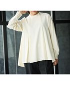 【ハッシュニュアンス/#Newans】の〈亀恭子さんコラボ〉パネルタックAラインブラウス オフ|ID: prp329100004679036 ipo3291000000033801832