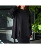 【ハッシュニュアンス/#Newans】の〈亀恭子さんコラボ〉パネルタックAラインブラウス ネイビー|ID: prp329100004679036 ipo3291000000033801833