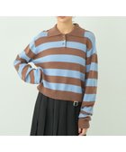 【アースミュージックアンドエコロジー/earth music&ecology】のラガーニット 人気、トレンドファッション・服の通販 founy(ファニー) ファッション Fashion レディースファッション Fashion for Women トップス・カットソー Cut & Sew Tops ニット Knit Tops & Sweaters おすすめ Recommended / Our Picks シンプル Simple, Minimal セーター Sweater, Knitwear デニム Denim, Jeans Material バランス Balance, Style Balance ボトム Bottoms, Lower Wear ボーダー Border, Stripe ポケット Pocket, Pocket Detail 夏 Summer 春 Spring S/S・春夏 SS, Spring/Summer, Warm Season thumbnail Border Mocha|ID: prp329100004679053 ipo3291000000033801906