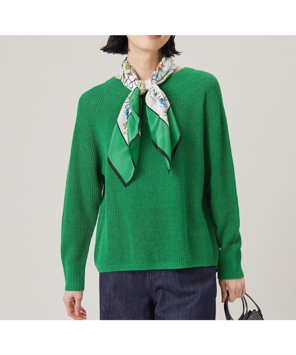 【自由区/JIYU-KU】の【WEB限定カラーあり・洗える】リネンミドルゲージボートネック ニット インテリア・キッズ・メンズ・レディースファッション・服の通販 founy(ファニー) 　ファッション　Fashion　レディースファッション　Fashion for Women　トップス・カットソー　Cut & Sew Tops　ニット　Knit Tops & Sweaters　シンプル　Simple, Minimal　スリット　Slit, Slit Detail　セーター　Sweater, Knitwear　トレンド　Trend, Trending Now　フランス　France, French　フレンチ　French, French Style　プレート　Plate, Dish　ボトム　Bottoms, Lower Wear　リネン　Linen, Linen Fabric　リラックス　Relax, Relaxed Fit　冬　Winter / This Winter　夏　Summer　春　Spring　S/S・春夏　SS, Spring/Summer, Warm Season　洗える　Machine Washable　[新色]グリーン|ID: prp329100004679097 ipo3291000000034308543