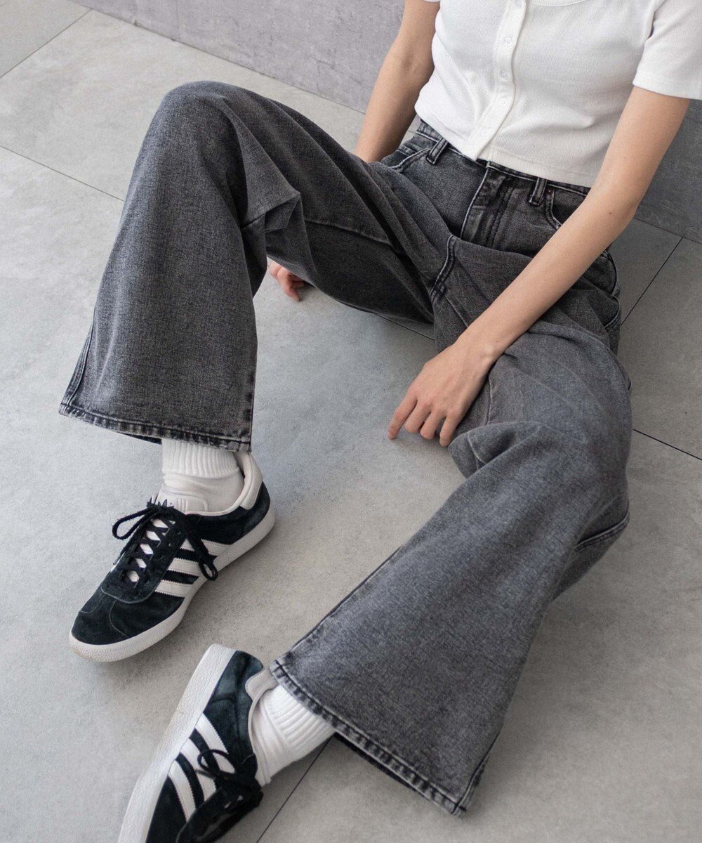 【ウィゴー/WEGO】の【新色追加/美脚/XSSMLサイズ展開】ストレートデニムパンツ インテリア・キッズ・メンズ・レディースファッション・服の通販 founy(ファニー) 　ファッション　Fashion　レディースファッション　Fashion for Women　パンツ　Pants & Trousers　デニムパンツ・ジーンズ・美脚デニム　Denim Jeans & Pants　インディゴ　Indigo Denim　ウォッシュ　Washed Finish　春　Spring　秋　Autumn　ジーンズ　Jeans, Denim Pants　ストレート　Straight, Straight Cut　スニーカー　Sneakers, Trainers　スマホ　Smartphone, Mobile Device　ダメージ　Distressed, Destroyed　デニム　Denim, Jeans Material　トレンド　Trend, Trending Now　フィット　Fit, Slim Fit　ボトム　Bottoms, Lower Wear　ポケット　Pocket, Pocket Detail　ロング　Long, Long-Length　楽ちん　Easy Fit, Comfortable　冬　Winter / This Winter　S/S・春夏　SS, Spring/Summer, Warm Season　おすすめ　Recommended / Our Picks　夏　Summer　ブラックその他|ID: prp329100004679138 ipo3291000000035714449