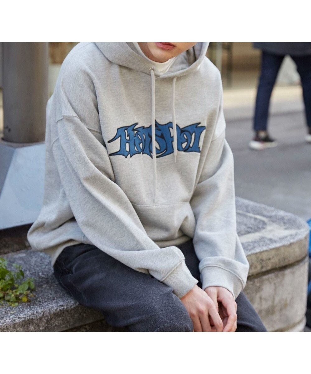 【ウィゴー/WEGO】の【ユニセックス着用ITEM】ワッペンロゴパーカー インテリア・キッズ・メンズ・レディースファッション・服の通販 founy(ファニー) 　ファッション　Fashion　レディースファッション　Fashion for Women　トップス・カットソー　Cut & Sew Tops　レディースパーカー・カジュアルフーディー　Casual Hoodies & Sweatshirts　インナー　Innerwear　春　Spring　秋　Autumn　カーゴパンツ　Cargo Pants, Utility Pants　ショーツ　Shorts, Short Pants　スマホ　Smartphone, Mobile Device　デニム　Denim, Jeans Material　トレンド　Trend, Trending Now　パーカー　Hoodie, Parka　ビッグ　Big, Oversized　冬　Winter / This Winter　S/S・春夏　SS, Spring/Summer, Warm Season　おすすめ　Recommended / Our Picks　夏　Summer　杢グレー|ID: prp329100004679139 ipo3291000000033802374