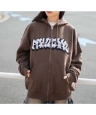 【ウィゴー/WEGO】の【ユニセックス着用ITEM】ワッペンロゴZIPパーカー ブラウン|ID: prp329100004679142 ipo3291000000033802383