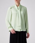 【ポール スミス/Paul Smith】のサテンボウタイ ブラウス ライトグリーン|ID: prp329100004679165 ipo3291000000035514816