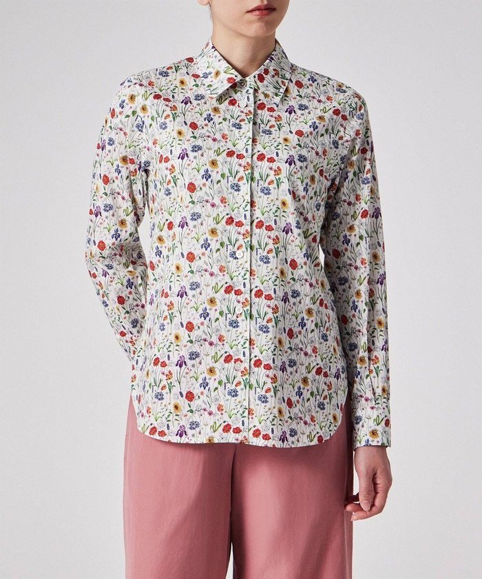 【ポール スミス/Paul Smith】のリバティプリント 長袖シャツ インテリア・キッズ・メンズ・レディースファッション・服の通販 founy(ファニー) https://founy.com/ ファッション Fashion レディースファッション Fashion for Women トップス・カットソー Cut & Sew Tops シャツ・ブラウス・オフィスカジュアル Elegant Blouses & Button-Ups おすすめ Recommended / Our Picks カラフル Colorful Design デニム Denim, Jeans Material プリント Print, Printed Pattern ベーシック Basic, Essential 夏 Summer 旅行 Travel S/S・春夏 SS, Spring/Summer, Warm Season A/W・秋冬 Autumn/Winter 長袖 Long Sleeve, Full Sleeve |ID: prp329100004679167 ipo3291000000033802480