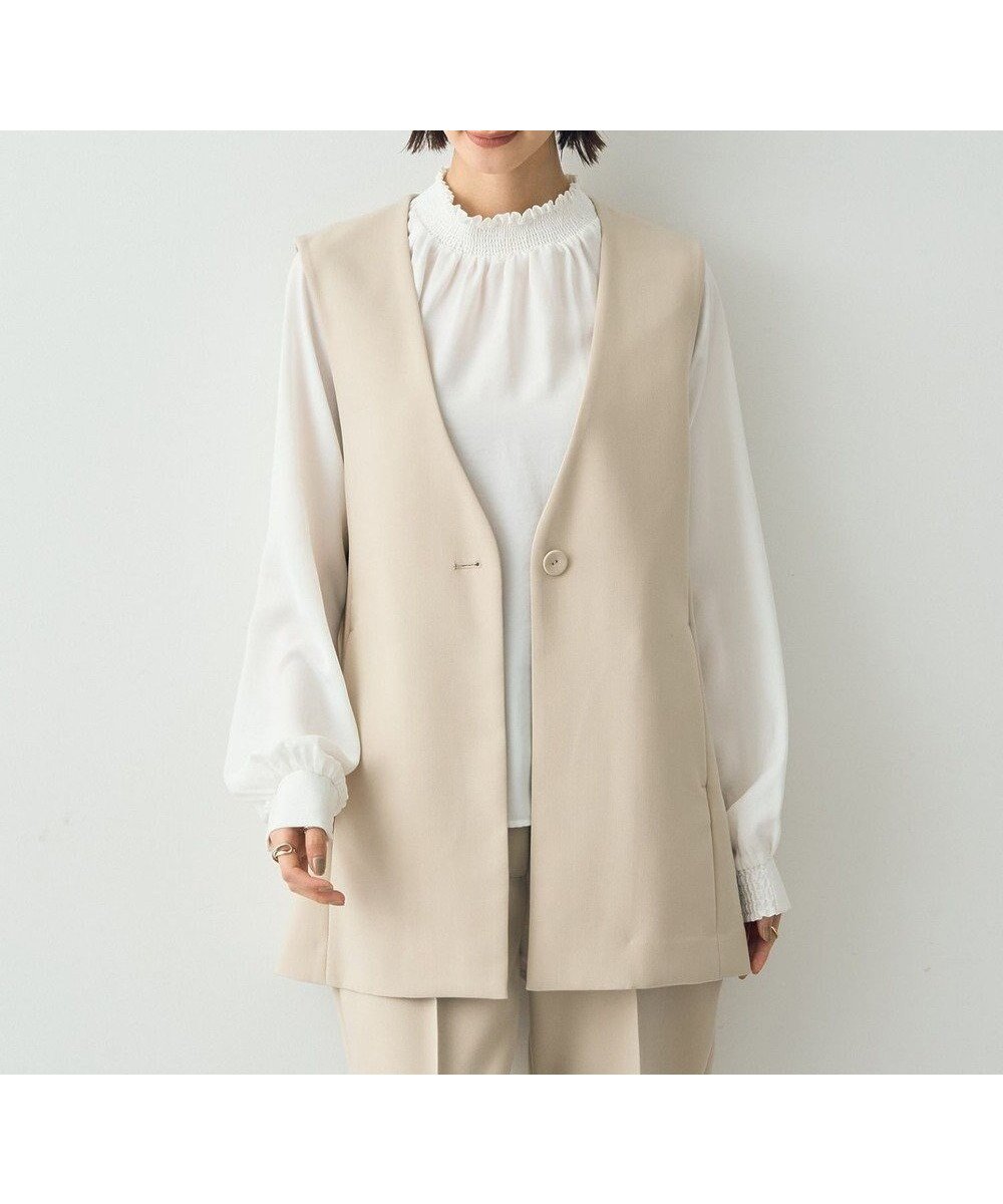 【イェッカ ヴェッカ/YECCA VECCA】のノーカラージレ 人気、トレンドファッション・服の通販 founy(ファニー) 　ファッション　Fashion　レディースファッション　Fashion for Women　アウター　Coat / Outerwear Collection　トップス・カットソー　Cut & Sew Tops　ベスト&ジレ / 重ね着スタイル　Vests & Gilets　おすすめ　Recommended / Our Picks　エレガント 上品　Elegant　ジャケット　Jacket, Outerwear　セットアップ　Set-Up, Coordinated Outfit　バランス　Balance, Style Balance　フォーマル　Formal, Dressy　ベスト　Vest, Waistcoat　ポケット　Pocket, Pocket Detail　夏　Summer　S/S・春夏　SS, Spring/Summer, Warm Season　A/W・秋冬　Autumn/Winter　 other-1|ID: prp329100004679226 ipo3291000000033802713