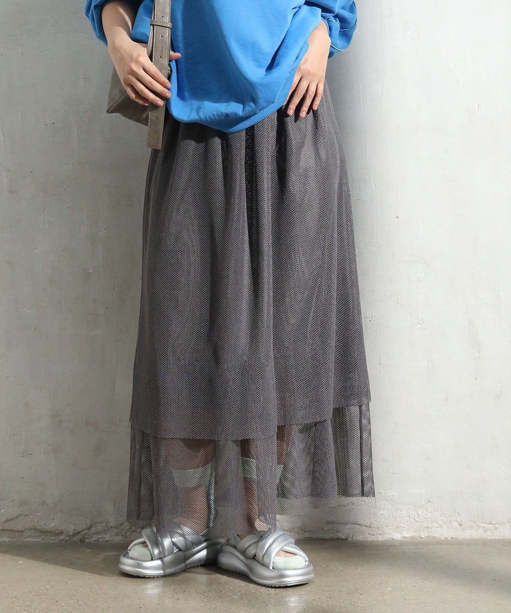 【グリーンパークス/Green Parks】のメッシュティアードスカート 人気、トレンドファッション・服の通販 founy(ファニー) 　ファッション　Fashion　レディースファッション　Fashion for Women　スカート　Skirts　ティアードスカート　Tiered Skirts　スポーツ　Sports, Activewear　フェミニン　Feminine, Girly　ポケット　Pocket, Pocket Detail　メタル　Metal, Metal Parts　メッシュ　Mesh, Net Fabric　夏　Summer　春　Spring　S/S・春夏　SS, Spring/Summer, Warm Season　 other-1|ID: prp329100004679262 ipo3291000000033802858
