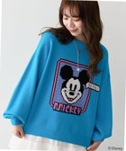 【グリーンパークス/Green Parks】のミッキー&フレンズ/ジャガードニットプルオーバー 人気、トレンドファッション・服の通販 founy(ファニー) ファッション Fashion レディースファッション Fashion for Women トップス・カットソー Cut & Sew Tops ニット Knit Tops & Sweaters カジュアルプルオーバー・ニットトップス Pullovers & Knit Tops / Casual Pullovers おすすめ Recommended / Our Picks セーター Sweater, Knitwear ポケット Pocket, Pocket Detail 夏 Summer 春 Spring S/S・春夏 SS, Spring/Summer, Warm Season thumbnail Blue|ID: prp329100004679263 ipo3291000000033802867