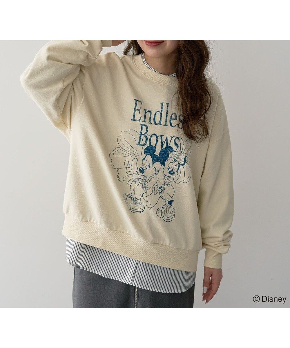 【グリーンパークス/Green Parks】のミッキー&フレンズ/裏毛プルオーバー 人気、トレンドファッション・服の通販 founy(ファニー) 　ファッション　Fashion　レディースファッション　Fashion for Women　トップス・カットソー　Cut & Sew Tops　レディースパーカー・カジュアルフーディー　Casual Hoodies & Sweatshirts　カジュアルプルオーバー・ニットトップス　Pullovers & Knit Tops / Casual Pullovers　スウェット・クルーネックトップス　Sweatshirts & Crewnecks / Relaxed Fit Sweat Tops　おすすめ　Recommended / Our Picks　スウェット / スエット　Sweatshirt, Sweatwear　プリント　Print, Printed Pattern　ボトム　Bottoms, Lower Wear　ポケット　Pocket, Pocket Detail　リラックス　Relax, Relaxed Fit　ロング　Long, Long-Length　ヴィンテージ　Vintage Style　夏　Summer　春　Spring　S/S・春夏　SS, Spring/Summer, Warm Season　 other-1|ID: prp329100004679266 ipo3291000000033802874