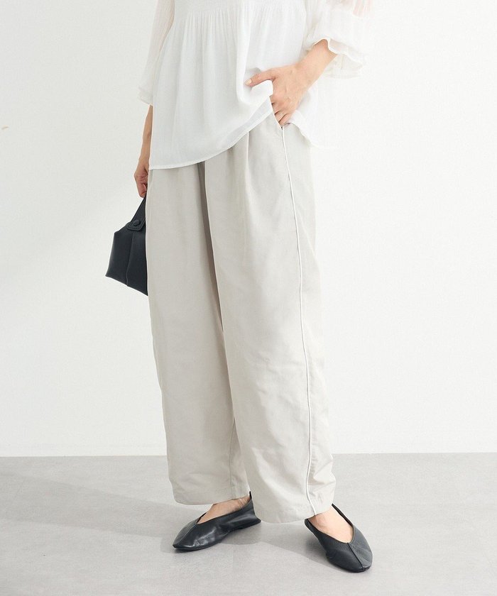 【グリーンパークス/Green Parks】のユーティリティコクーンパンツ インテリア・キッズ・メンズ・レディースファッション・服の通販 founy(ファニー) https://founy.com/ ファッション Fashion レディースファッション Fashion for Women パンツ Pants & Trousers パイピング Piping, Trim Design ポケット Pocket, Pocket Detail 夏 Summer 春 Spring S/S・春夏 SS, Spring/Summer, Warm Season |ID: prp329100004679268 ipo3291000000033802879