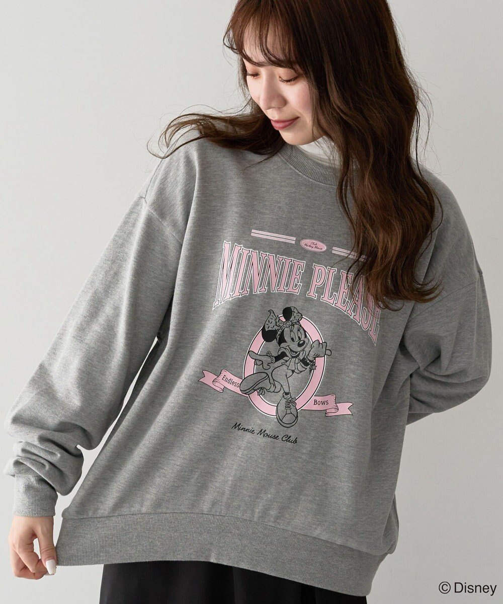 【グリーンパークス/Green Parks】のミッキー&フレンズ/ラウンドヘム裏毛プルオーバー 人気、トレンドファッション・服の通販 founy(ファニー) 　ファッション　Fashion　レディースファッション　Fashion for Women　トップス・カットソー　Cut & Sew Tops　レディースパーカー・カジュアルフーディー　Casual Hoodies & Sweatshirts　カジュアルプルオーバー・ニットトップス　Pullovers & Knit Tops / Casual Pullovers　スウェット・クルーネックトップス　Sweatshirts & Crewnecks / Relaxed Fit Sweat Tops　スウェット / スエット　Sweatshirt, Sweatwear　ビッグ　Big, Oversized　フェミニン　Feminine, Girly　プリント　Print, Printed Pattern　ポケット　Pocket, Pocket Detail　ロング　Long, Long-Length　夏　Summer　春　Spring　S/S・春夏　SS, Spring/Summer, Warm Season　 other-1|ID: prp329100004679270 ipo3291000000033802888