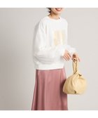 【グリーンパークス/Green Parks】の箔プリントチュール重ねプルオーバー Ecru|ID: prp329100004679273 ipo3291000000033802904