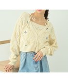 【アースミュージックアンドエコロジー/earth music&ecology】のSET2点刺繍ビスチェ+カーディガン Ivory|ID: prp329100004679277 ipo3291000000033802914