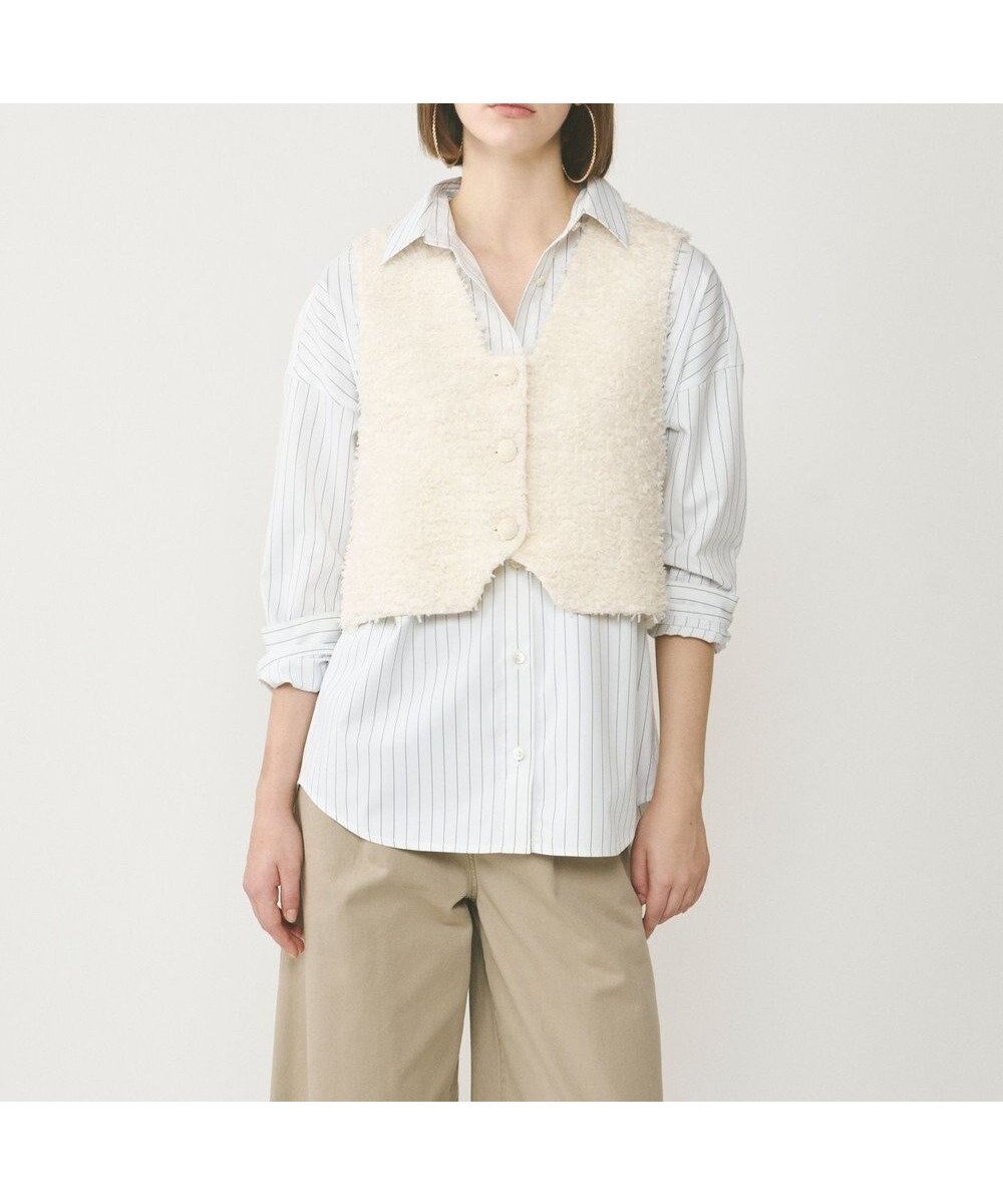 【グレース コンチネンタル/GRACE CONTINENTAL】のツイードショートジレジャケット インテリア・キッズ・メンズ・レディースファッション・服の通販 founy(ファニー) 　ファッション　Fashion　レディースファッション　Fashion for Women　アウター　Coat / Outerwear Collection　レディースジャケット・軽アウター　Jackets　コンパクト　Compact, Small Size　ショート　Short, Short Length　スクエア　Square, Square Shape　トレンド　Trend, Trending Now　ベスト　Vest, Waistcoat　夏　Summer　春　Spring　S/S・春夏　SS, Spring/Summer, Warm Season　ベージュ|ID: prp329100004679288 ipo3291000000033802959