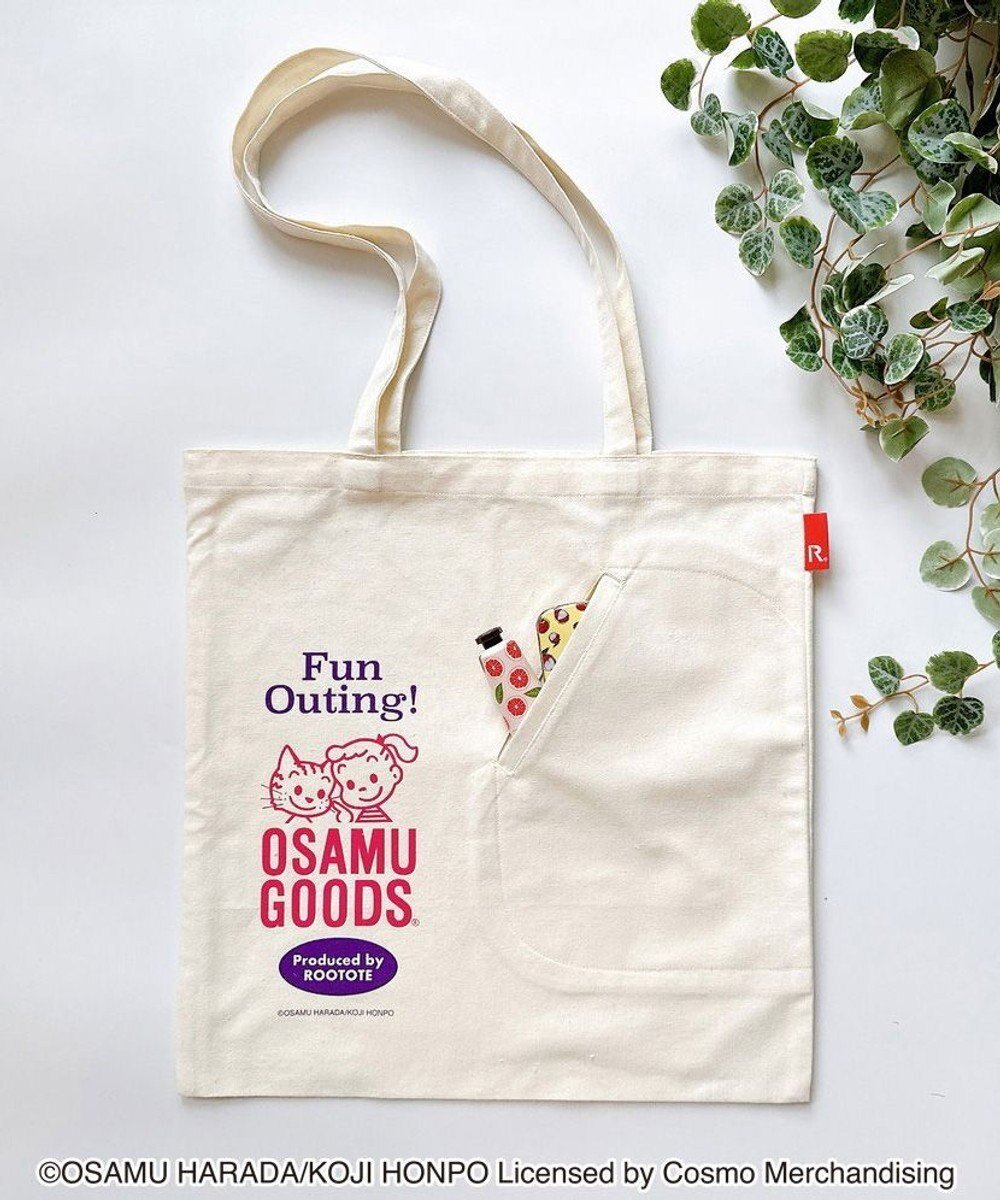 【ルートート/ROOTOTE】の6285【オサムグッズ】OE.RC.トールフラット.オサム-C インテリア・キッズ・メンズ・レディースファッション・服の通販 founy(ファニー) 　ファッション　Fashion　レディースファッション　Fashion for Women　バッグ　Bags　イラスト　Illustration　カメラ　Camera Accessories　キャラクター　Character, Licensed Characters　シンプル　Simple, Minimal　人気　Popular, Best Seller　フラット　Flat, Flat Shoes　ポケット　Pocket, Pocket Detail　卒業式　Graduation Ceremony　新作・新入荷　New Arrivals / New In　01:ジル&キャット|ID: prp329100004679295 ipo3291000000033802976