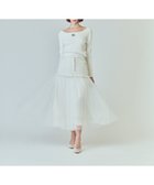 【グレース コンチネンタル/GRACE CONTINENTAL】のツイードコンビチュールスカート ホワイト|ID: prp329100004679324 ipo3291000000033803089