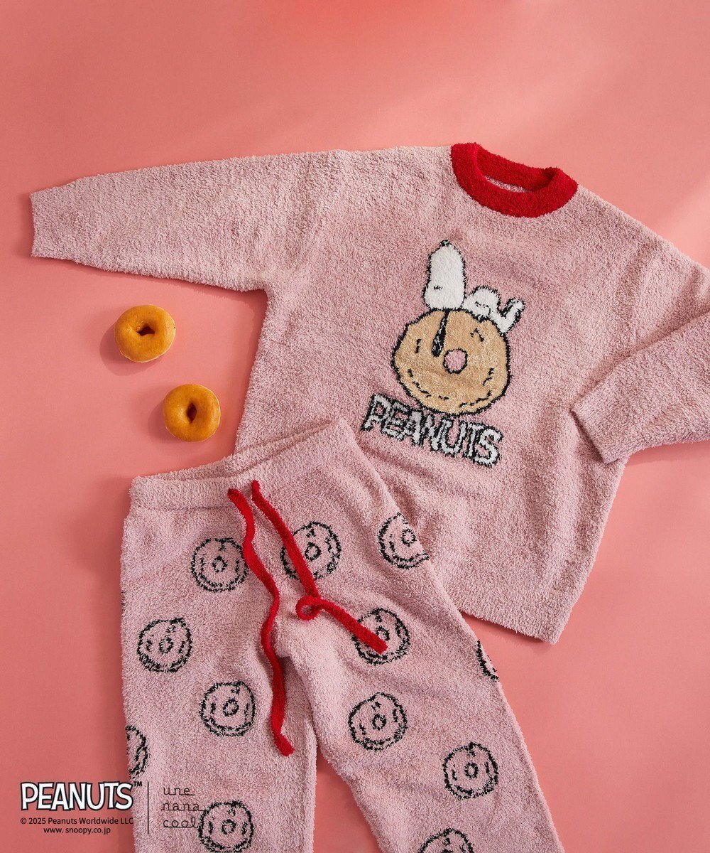 【ウンナナクール/une nana cool】の【スヌーピー】PEANUTS × une nana cool プルオーバー&ロングパンツセット SNOOPY インテリア・キッズ・メンズ・レディースファッション・服の通販 founy(ファニー) 　ファッション　Fashion　レディースファッション　Fashion for Women　パンツ　Pants & Trousers　秋　Autumn　ショーツ　Shorts, Short Pants　パジャマ　Pajamas, Sleepwear　ベビー　Baby, Babywear　ロング　Long, Long-Length　PI|ID: prp329100004679341 ipo3291000000033803135