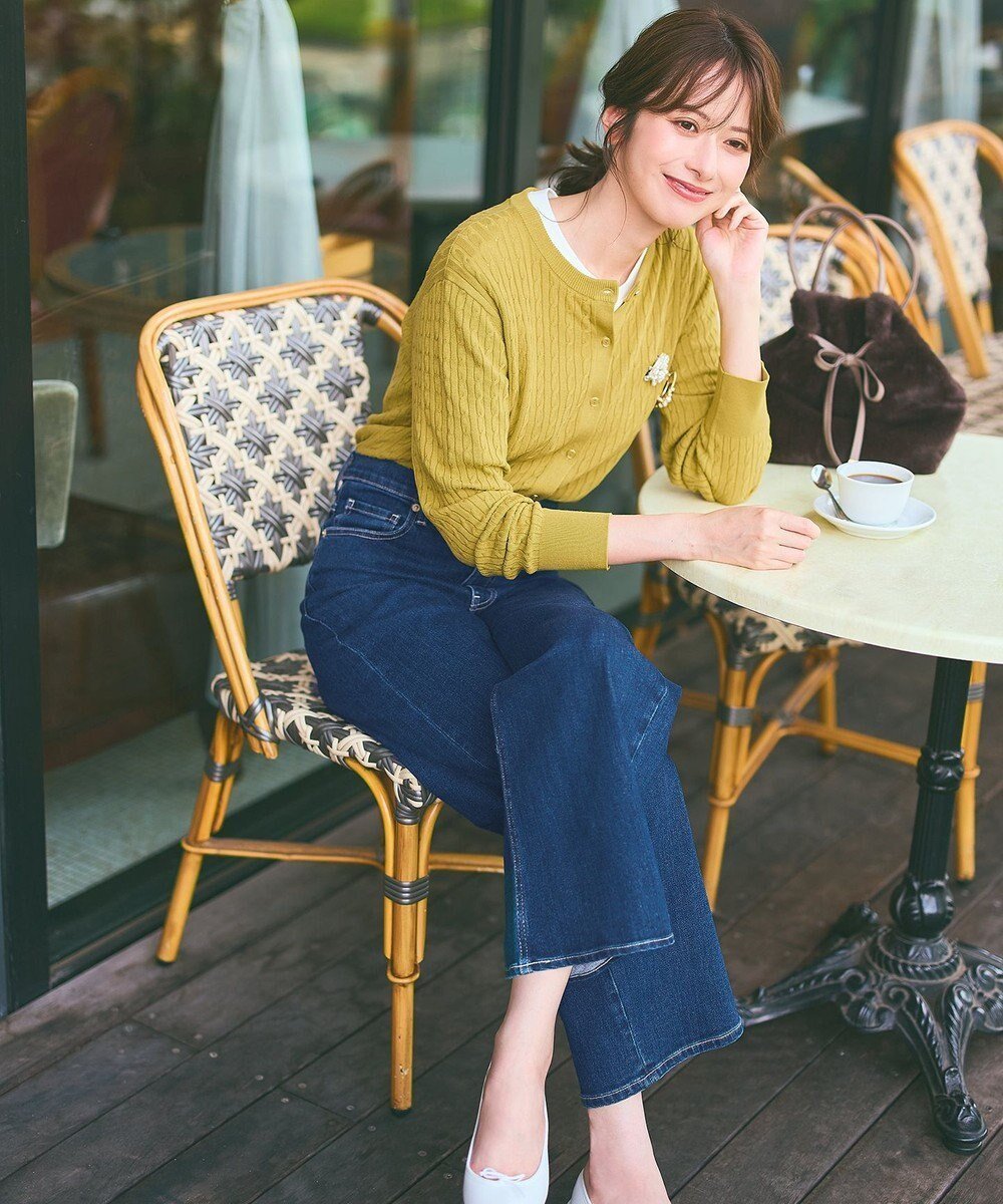 【エニィ スィス/any SiS】の【美Denimシリーズ】セミカーブワイド デニム 人気、トレンドファッション・服の通販 founy(ファニー) 　ファッション　Fashion　レディースファッション　Fashion for Women　パンツ　Pants & Trousers　デニムパンツ・ジーンズ・美脚デニム　Denim Jeans & Pants　インディゴ　Indigo Denim　ウォッシャブル　Machine Washable　春　Spring　シンプル　Simple, Minimal　ストレッチ　Stretch, Stretchy Fabric　デニム　Denim, Jeans Material　ポケット　Pocket, Pocket Detail　S/S・春夏　SS, Spring/Summer, Warm Season　おすすめ　Recommended / Our Picks　夏　Summer　新作・新入荷　New Arrivals / New In　 other-1|ID: prp329100004679354 ipo3291000000034296212