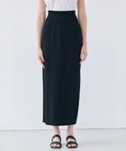 【ベイジ,/BEIGE,】の【洗える】LAURA / Iラインリブスカート Black|ID: prp329100004679373 ipo3291000000033803245
