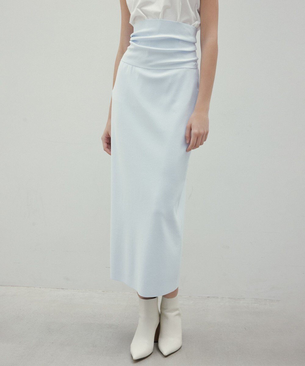 【ベイジ,/BEIGE,】の【洗える】LAURA / Iラインリブスカート インテリア・キッズ・メンズ・レディースファッション・服の通販 founy(ファニー) 　ファッション　Fashion　レディースファッション　Fashion for Women　スカート　Skirts　ジャケット　Jacket, Outerwear　フィット　Fit, Slim Fit　人気　Popular, Best Seller　ビジネス 仕事 通勤　Business / Work / Commuting　夏　Summer　定番　Standard, Basic Item　春　Spring　S/S・春夏　SS, Spring/Summer, Warm Season　洗える　Machine Washable　秋　Autumn　Sax|ID: prp329100004679373 ipo3291000000035725115