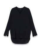 【ジョゼフ/JOSEPH】の【洗える】クレープ ド ソワ Vネックブラウス Black|ID: prp329100004679382 ipo3291000000033803280