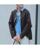 【23区/NIJYUSANKU】の【洗える】コットンエアー ギャザー ライトアウター グレー系|ID: prp329100004679397 ipo3291000000035724769