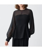 【アンクレイヴ/uncrave】の【防シワ・洗濯機洗い可】ウォッシャブルダブルクロス ビスチェ ブラウス ブラック|ID: prp329100004679400 ipo3291000000033803340