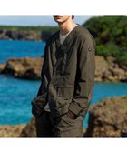 【ジョセフ アブード マウンテン/JOSEPH ABBOUD MOUNTAIN】の【軽量】ハイパワーストレッチカルゼ ノーカラーアウトドアブルゾン カーキ系|ID: prp329100004679403 ipo3291000000033803352