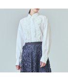 【グレース コンチネンタル/GRACE CONTINENTAL】のコサージュドレスシャツ ホワイト|ID: prp329100004679411 ipo3291000000033803373