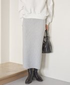 【アメリカンホリック/AMERICAN HOLIC】のラメリブニットタイトスカート Light Gray Mixture|ID: prp329100004679428 ipo3291000000033803427