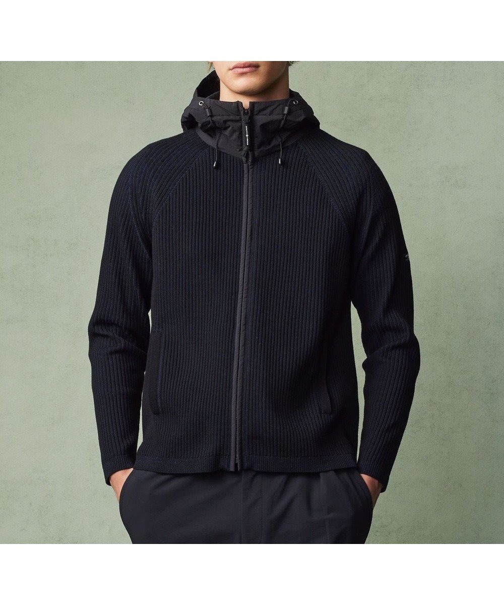 【ジョセフ アブード マウンテン/JOSEPH ABBOUD MOUNTAIN】の【軽さ/ストレッチ】 CORDURA COTTON アウトドアニットパーカー インテリア・キッズ・メンズ・レディースファッション・服の通販 founy(ファニー) 　ファッション　Fashion　レディースファッション　Fashion for Women　トップス・カットソー　Cut & Sew Tops　ニット　Knit Tops & Sweaters　カーディガン・羽織り　Layered Style Cardigans　レディースパーカー・カジュアルフーディー　Casual Hoodies & Sweatshirts　アウトドア　Outdoor Clothing　春　Spring　カーディガン　Cardigan, Knitwear　吸水　Absorbent, Quick-Dry　ストレッチ　Stretch, Stretchy Fabric　S/S・春夏　SS, Spring/Summer, Warm Season　夏　Summer　ブラック系|ID: prp329100004679436 ipo3291000000033803454
