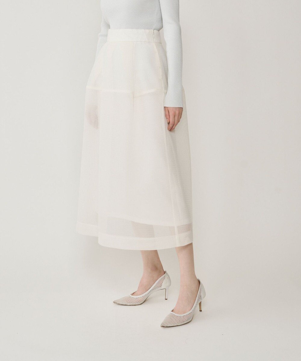 【グレース コンチネンタル/GRACE CONTINENTAL】のダンボールメッシュスカート 人気、トレンドファッション・服の通販 founy(ファニー) 　ファッション　Fashion　レディースファッション　Fashion for Women　スカート　Skirts　シアー　Sheer, See-Through　シンプル　Simple, Minimal　ジャケット　Jacket, Outerwear　セレモニー　Ceremony　ダウン　Down, Puffer　ツイード　Twill, Twill Weave　フォーマル　Formal, Dressy　メッシュ　Mesh, Net Fabric　夏　Summer　春　Spring　S/S・春夏　SS, Spring/Summer, Warm Season　 other-1|ID: prp329100004679446 ipo3291000000033803487