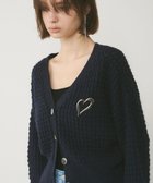 【グレース コンチネンタル/GRACE CONTINENTAL】のワッフルショートニットカーディガン 人気、トレンドファッション・服の通販 founy(ファニー) ファッション Fashion レディースファッション Fashion for Women トップス・カットソー Cut & Sew Tops ニット Knit Tops & Sweaters カーディガン・羽織り Layered Style Cardigans カーディガン Cardigan, Knitwear ショート Short, Short Length シンプル Simple, Minimal セーター Sweater, Knitwear バランス Balance, Style Balance プリント Print, Printed Pattern ワッフル Waffle, Waffle Knit 冬 Winter / This Winter 夏 Summer 春 Spring S/S・春夏 SS, Spring/Summer, Warm Season thumbnail ネイビー|ID: prp329100004679448 ipo3291000000033803496