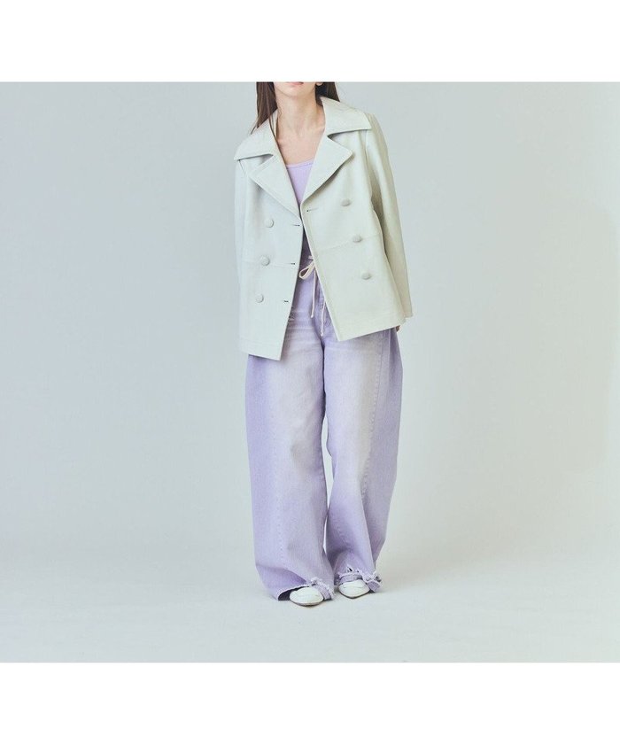 【グレース コンチネンタル/GRACE CONTINENTAL】のラムレザーPコート インテリア・キッズ・メンズ・レディースファッション・服の通販 founy(ファニー) https://founy.com/ ファッション Fashion レディースファッション Fashion for Women アウター Coat / Outerwear Collection コート・ロングコート・ピーコート Long Coats, Peacoats & More レディースジャケット・軽アウター Jackets Pコート Pea Coats おすすめ Recommended / Our Picks ジャケット Jacket, Outerwear デニム Denim, Jeans Material 今季 This Season, Current Season 定番 Standard, Basic Item A/W・秋冬 Autumn/Winter |ID: prp329100004679449 ipo3291000000033803497
