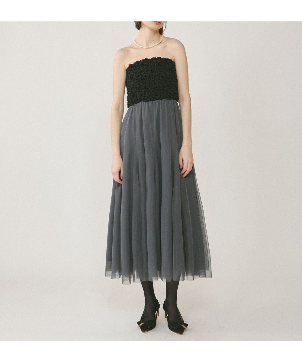 【グレース コンチネンタル/GRACE CONTINENTAL】のシャーリングベアドレス 人気、トレンドファッション・服の通販 founy(ファニー) 　ファッション　Fashion　レディースファッション　Fashion for Women　ワンピース　Dresses　フォーマル・パーティードレス・結婚式用ドレス　Elegant & Casual Dresses　アクセサリー　Fashion Accessories　オーガンジー　Organza Fabric　春　Spring　カットソー　Cut and Sewn Top　キャミワンピース　Cami Dress, Slip Dress　シアー　Sheer, See-Through　シャーリング　Shirring, Ruched　シンプル　Simple, Minimal　チュール　Tulip, Tulip Motif　ドレス　Dress, One-Piece　ハイネック　High Neck, Mock Neck　パール　Pearl, Pearl Accent　ビジュー　Bijou, Jewel-like Accent　フェミニン　Feminine, Girly　フレア　Flare, Flared　S/S・春夏　SS, Spring/Summer, Warm Season　夏　Summer　 other-1|ID: prp329100004679452 ipo3291000000033803510
