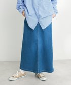【クラフトスタンダードブティック/CRAFT STANDARD BOUTIQUE】の裏起毛デニムAラインスカート Blue|ID: prp329100004679475 ipo3291000000033803600