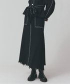 【グレース コンチネンタル/GRACE CONTINENTAL】のミラノリブロングスカート ブラック|ID: prp329100004679490 ipo3291000000033803660