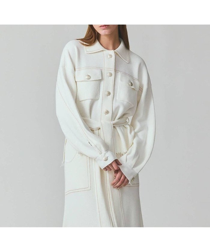 【グレース コンチネンタル/GRACE CONTINENTAL】のニットワークジャケット インテリア・キッズ・メンズ・レディースファッション・服の通販 founy(ファニー) https://founy.com/ ファッション Fashion レディースファッション Fashion for Women アウター Coat / Outerwear Collection レディースジャケット・軽アウター Jackets ジャケット Jacket, Outerwear セットアップ Set-Up, Coordinated Outfit セーター Sweater, Knitwear ハーフ Half, Half-Length フリンジ Fringe, Tassel ミラノ Milano Style, Italian-Inspired ヴィンテージ Vintage Style 夏 Summer 春 Spring S/S・春夏 SS, Spring/Summer, Warm Season |ID: prp329100004679491 ipo3291000000033803661